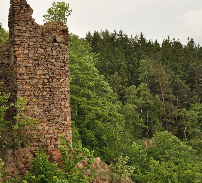 Zřícenina Hradu Oheb, Czech Republic (Czechia)